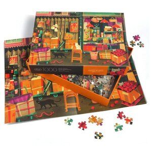 1000-Piece Puzzle Shop Cats Galison Illustrated by Anisa Makhoul